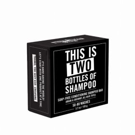 This is Two Bottles of Shampoo Bar - Argan & Coconut