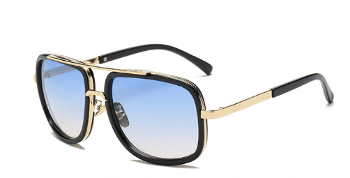 Flat Top Hot Square Sunglasses Men Women Luxury Brand Design Couple Lady Celebrity Brad Pitt Sun Glasses Super star Eyewear (Style: 9)