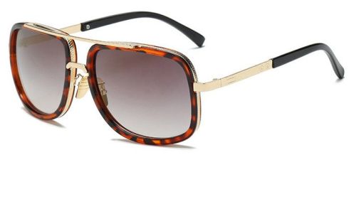 Flat Top Hot Square Sunglasses Men Women Luxury Brand Design Couple Lady Celebrity Brad Pitt Sun Glasses Super star Eyewear (Style: 11)