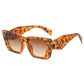 Vintage Square Sunglasses Wide Leg (Color: C5)