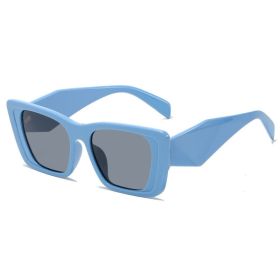 Vintage Square Sunglasses Wide Leg (Color: C2)