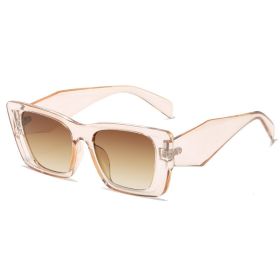Vintage Square Sunglasses Wide Leg (Color: C7)