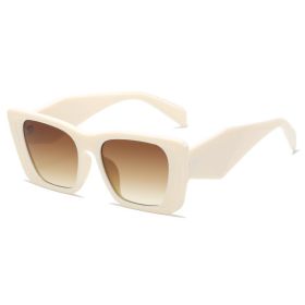 Vintage Square Sunglasses Wide Leg (Color: C6)