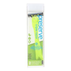 Preserve Triple Razor - 6 Pack - Assorted Colors (SKU: 437095)